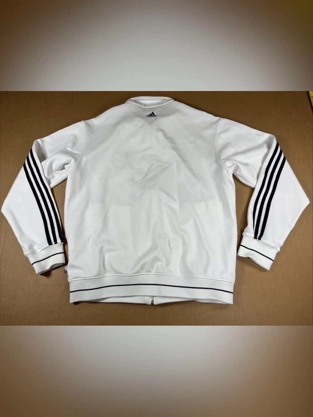 VTG Adidas 2006 FIFA World Cup Germany Koln Track Jacket Mens L White Zip Soccer